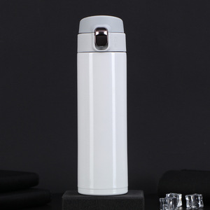 Bottiglia d'Acqua in Acciaio Inox 500ml Senza BPA Thermos in Metallo Isolato Sottovuoto con Tappo a Rubinetto per Mantenere Freddo e Caldo - Product Image 4