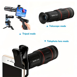 Mobile Telephoto Lens 22X Optical Glass Universal Clip For Samsung Phones Civilian Use - Product Image 5