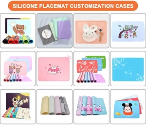 Nouveau Tapis de Table en Silicone de Qualité Alimentaire Personnalisé 2026 pour Enfants Montessori, Tapis de Tablette en Silicone Imperméable, Non Toxique et Inodore - Product Image 2