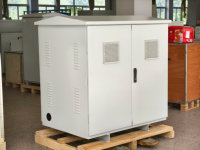 Transformateur de puissance triphasé 200 kVA en cuivre pur, 240 V, avec boîtier étanche, détection de température par bande, enroulement Dyn