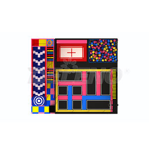 Équipement de terrain de jeux intérieur pour enfants, vente chaude, taille personnalisée, parc de trampoline intérieur pour enfants - Product Image 2