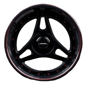 Roue concave OEM 2 pièces moyeu forgé roue sport concave profonde en fibre de carbone 18 19 20 21 22 24 26 pouces voitures de tourisme 5x120 - Product Image 3