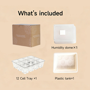 Cây giống bắt đầu Hộp nhà máy trong nhà nảy mầm hộp hạt giống bắt đầu nhà kính cây giống Starter Kit với hạt giống bắt đầu khay - Product Image 6