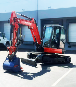 Mini-excavatrice Kubota KX057 d'occasion à faible nombre d'heures de fonctionnement, machine d'excavation de 5, 6 ou 5,7 tonnes, excavatrice d'occasion, Kubota KX165 KX163 Breaker - Product Image 2