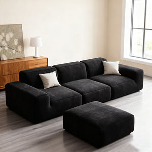 Sofás Modulares Seccionales para Sala de Estar, Sofá Seccional <span class=keywords><strong>Comprimido</strong></span> sin Estructura para Sala de Estar - Product Image 4