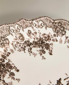 Platos profundos de loza Floral de 35cm, <span class=keywords><strong>vajilla</strong></span> de cerámica, juegos de platos, <span class=keywords><strong>vajilla</strong></span>, plato de cerámica profundo para restaurante en casa - Product Image 6