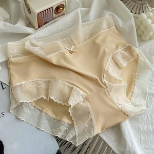 Braguitas de Encaje Transpirables de Seda de Hielo de Alta Calidad para Mujer, Cómodas, Sin Costuras, Antibacterianas, Tejidas para Uso Diario - Product Image 6