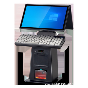 <span class=keywords><strong>Caisse</strong></span> <span class=keywords><strong>enregistreuse</strong></span> tout-en-un à double écran tactile <span class=keywords><strong>avec</strong></span> lecteur de codes, système de gestion commerciale avancé, lecteur de codes-barres intelligent pour entreprises - Product Image 5