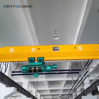 Grúa Puente Monoviga LD Personalizada de 5, 6, 8 y 10 Toneladas, Grúa Eléctrica de 380V con Control Remoto