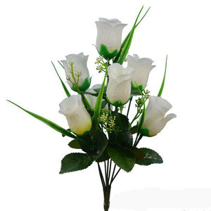 <span class=keywords><strong>Bouquet</strong></span> <span class=keywords><strong>de</strong></span> <span class=keywords><strong>fleurs</strong></span> artificielles en soie, petits bourgeons Roses, décor <span class=keywords><strong>de</strong></span> fête, chambre à coucher, vente en gros, bon marché - Product Image 5