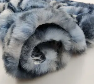 Popular Spandex Stretch Fabric Rabbit Faux Fur For Garment /Home Textile