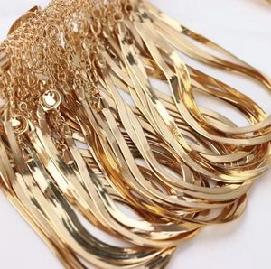 Xinfly 18K <b>Gold</b> Snake Shape Bracelet and <b>Anklet</b> Trendy Fine Jewelry for Women for Party Anniversary or Birthday Gift - Product Image 2