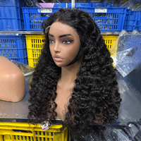 Perruques de cheveux naturels vietnamiens, densité 300, perruque bouclée birmane naturelle avec dentelle HD, perruque frontale sans colle à donneur unique, pré-épilée