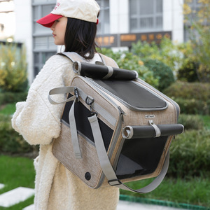 <span class=keywords><strong>Sac</strong></span> de transport <span class=keywords><strong>pour</strong></span> chat et <span class=keywords><strong>chien</strong></span>, <span class=keywords><strong>sac</strong></span> à <span class=keywords><strong>dos</strong></span> portable <span class=keywords><strong>pour</strong></span> animaux de compagnie, adapté à la utilisation en extérieur, convient <span class=keywords><strong>pour</strong></span> transporter des vélos et des motos - Product Image 3