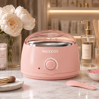 Nuevo Calentador de Cera Eléctrico de Diseño Único de 500 ml con Enchufe Universal para Derretir Cera Dura y Cera Blanda