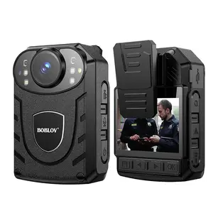 <span class=keywords><strong>BOBLOV</strong></span> alta calidad 1296P Max128G usable visión nocturna guardia de seguridad portátil grabación cuerpo usado Cámara - Product Image 1