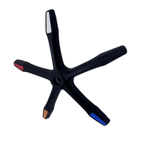 Base pivotante en nylon 5 étoiles pour ordinateur de jeu, en plastique, prix de gros