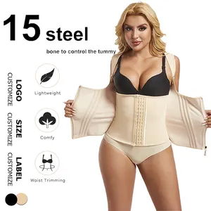 Hot Selling Belts Corset Rubber Women Waist Trainer Shaper Double Compression Latex Waist Trainer For Women