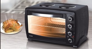 35L mini điện Lò nướng đối lưu cho hộ gia đình nhà bếp sử dụng có tính năng tấm nóng và Rotisserie - Product Image 2