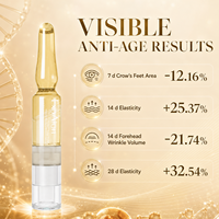 Sérum Ampoule ExoAion Ginseng Exosome pour Cliniques Esthétiques, Raffermissant & Améliorant l'Élasticité de la Peau, Anti-Âge, Réduction des Rides, OEM/ODM