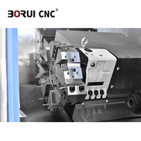 BR160L avec tour CNC à lit incliné pour l'usinage de composants métalliques complexes