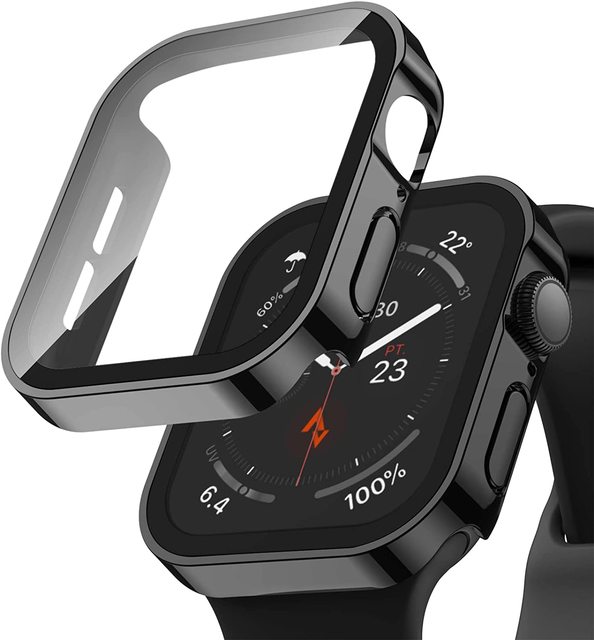 2024 New Waterproof Watch Case Glass Screen Protector for Apple Watch Series 10/9/8 Cover 45mm 41mm 44mm 40mm Bumper Case Armor