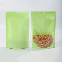Emballage alimentaire imprimé sur mesure avec une fermeture solide et un matériau durable pour divers produits, pochette en plastique à fond plat
