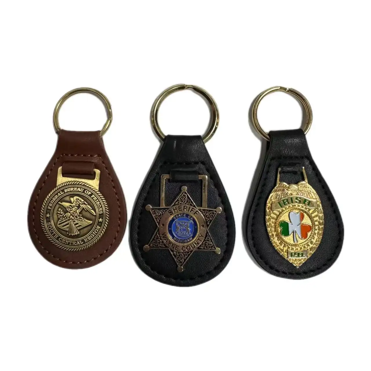 Key Chains Factory Price Customized Metal Key Chains With Leather Car's Kay Chains