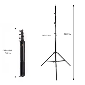 Attrezzatura per fotografia Video Selfie con cuscino d'aria regolabile in acciaio multifunzione treppiede in diretta supporto per luce in Streaming - Product Image 1