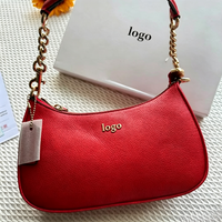 Sac Hobo Vintage Femme Personnalisé 2026 avec Logo, en Similicuir Lisse de Haute Qualité, Sacs de Créateur