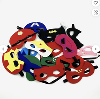Kit de Décoration de Fête en Feutre DIY en Gros : Masques de Dragon et de Super-Héros pour Jeu de Rôle, Idéal pour Anniversaires d'Enfants