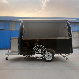 Camion automatico per strada Mobile completamente attrezzato camion per caffè, rimorchio per cibo rotondo, piccolo rimorchio di concessione - Product Image 2