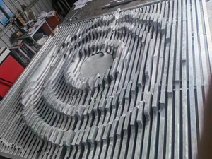 Tube carré en alliage d'aluminium 6063, moderne, anti-corrosion, pour revêtement de façade extérieure de bâtiment d'appartements - Product Image 3