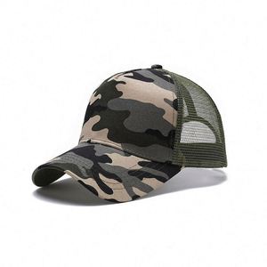 Gorra de Béisbol de 6 Paneles con Etiqueta Tejida en Malla de Algodón Suave, OEM/ODM, Gorra de 6 Paneles de Alta Calidad con Logotipo Personalizado, Gorra de Algodón con Camuflaje - Product Image 1