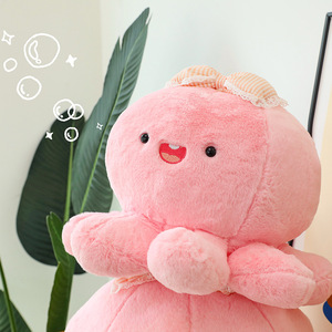 Simpatico e Divertente Peluche a Forma di Polpo, Bambola in Cotone PP, Regalo di Compleanno Emozionante per Bambine - Product Image 3