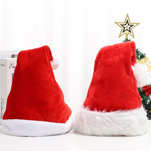 Adult Childrens Short-plush <strong>Christmas</strong> Hat Gold Velvet Plush Fluffy Trimperfect <strong>Christmas</strong> Gift Festive Decoration <strong>China</strong> - Product Image 3