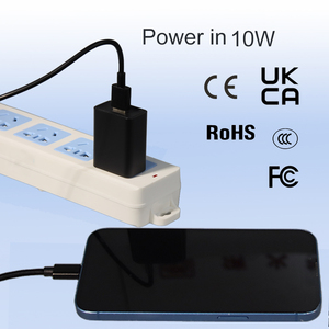 Nhà máy trực tiếp 10W Du Lịch Tường sạc di động USB điện thoại di động sạc Adapter với chúng tôi ổ cắm tiêu chuẩn cho máy ảnh máy tính xách tay - Product Image 5