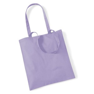 Sac fourre-tout promotionnel en coton 100% lavande, taille unique, usage promotionnel décontracté - Product Image 1