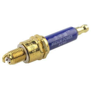 GOOFIT Juego de 4 Bujías de Encendido de Iridio A7TC Azules, Repuesto para Motocicleta, Scooter, Pocket Bike - Product Image 1