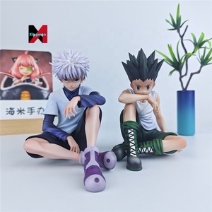 Figurine GK <span class=keywords><strong>Hunter</strong></span> x <span class=keywords><strong>Hunter</strong></span> <span class=keywords><strong>Gon</strong></span> & Killua assis, modèle de statue d'anime, décoration de bureau - Product Image 1