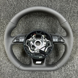 Volant <span class=keywords><strong>de</strong></span> course en fibre <span class=keywords><strong>de</strong></span> carbone adapté aux Audi A3/A4/B9/A5/RS3-S7/Q5-Q7 - Marque Yuxiang - Product Image 6