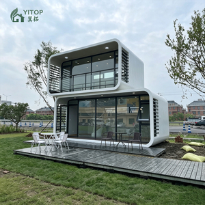 <span class=keywords><strong>Casa</strong></span> Contenedor Modular Moderna Tipo Cápsula Apple de 5.85m x 11.5m, de Construcción Rápida, Portátil, de 20 y 40 Pies, Oficina Tipo Pod, Impermeable, Venta al por Mayor - Product Image 1