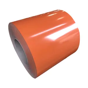 RAL color coated steel coil orange color coated roof sheet/coil color coated roll for engineering