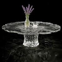 Nouvelle table console multifonctionnelle de luxe en acrylique cristal glacé en forme de lotus pour villas et salles à manger