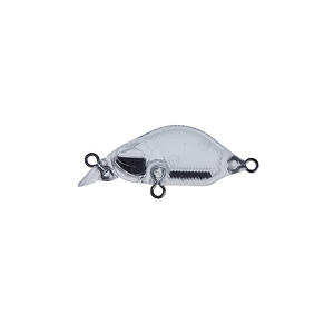 NOUVEAU Mini appâts non peints 4CM 2.8G Leurre coulant <span class=keywords><strong>Shallow</strong></span> Bill <span class=keywords><strong>Crankbait</strong></span> Body avec hochets pour appâts DIY - Product Image 6