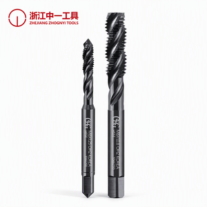<span class=keywords><strong>Taraud</strong></span> japonais Osg à pointe en spirale noire oxydée M3M4M5M6M8M10-M16 avec spécifications complètes - Product Image 1