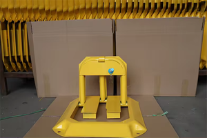 Cerradura de estacionamiento de coche manual acero rollo frío carnaval compras buena calidad simple - Product Image 6