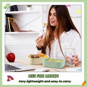กล่องข้าวซิลิโคนเกรดอาหารสำหรับเด็กแบบสามช่อง ขายดี - Product Image 6