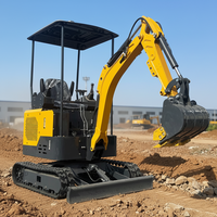 Mini-excavatrice sur chenilles avancée de 1,8 tonne, pelle hydraulique à vendre