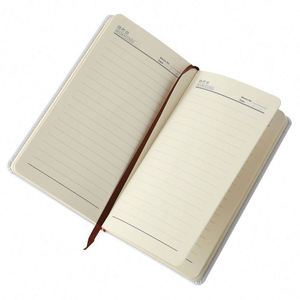 Carnets d'affaires blancs A4/A5/A6/B5 en cuir thermosoudé avec logo personnalisé en gros - Product Image 4